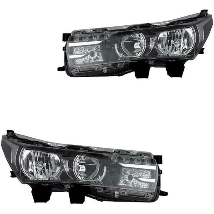 Head Lamp (Set - Left & Right) - 17-4182-RD-D-Q