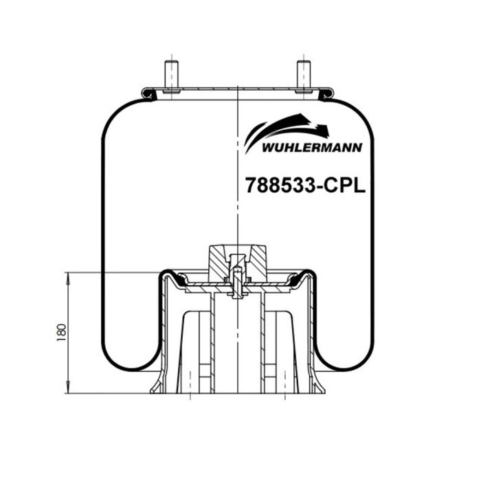 Air Springs Complete With Pistons - 788533-CPL