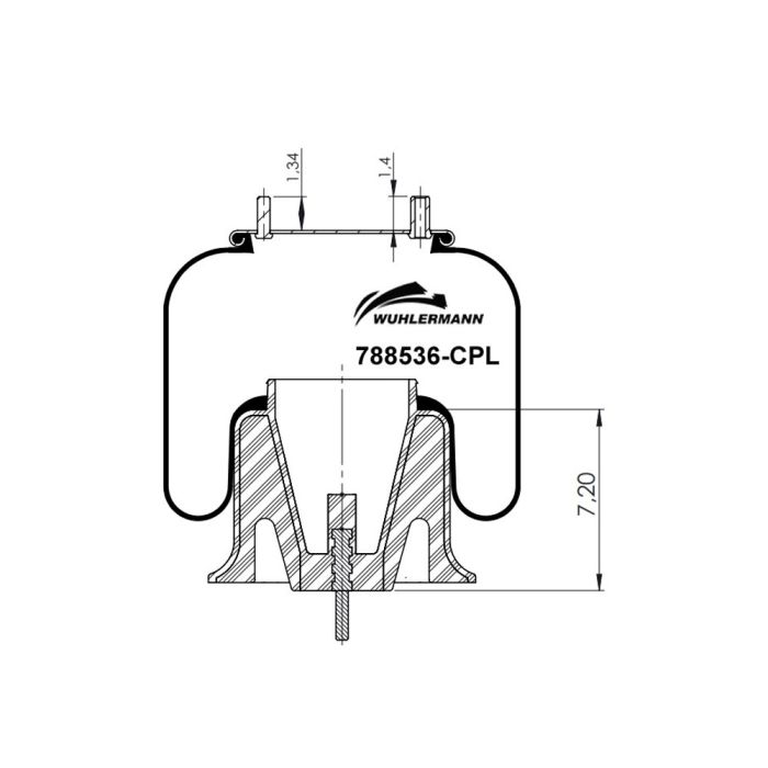 Air Springs (Complete With Pistons) - 788536-CPL