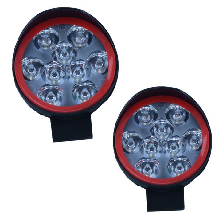 9 Led Light (Red Cap) - LRT1879