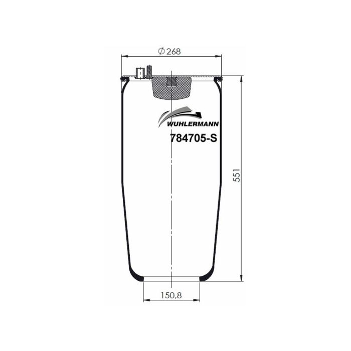 Service Assembly (Without Piston) - 784705-S