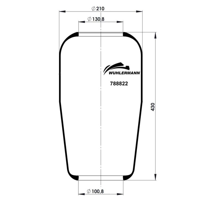 Rolling Lobe Air Springs - 788822