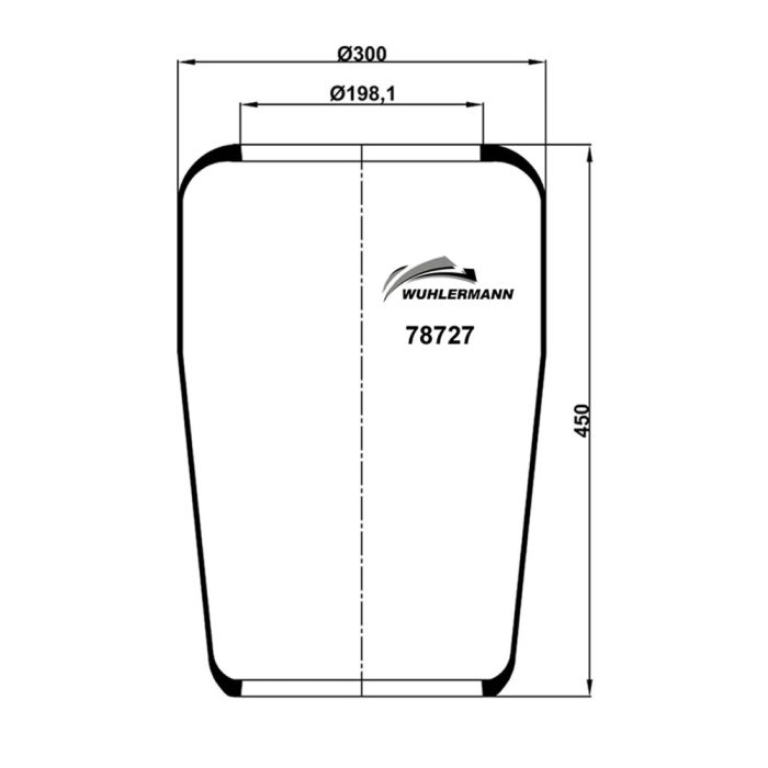 Rolling Lobe Air Springs - 200012-WH