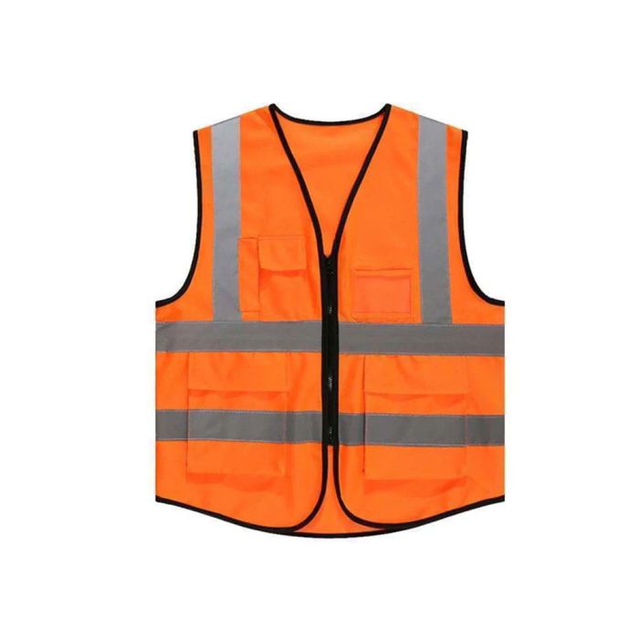  Safety Vest Zip Orange