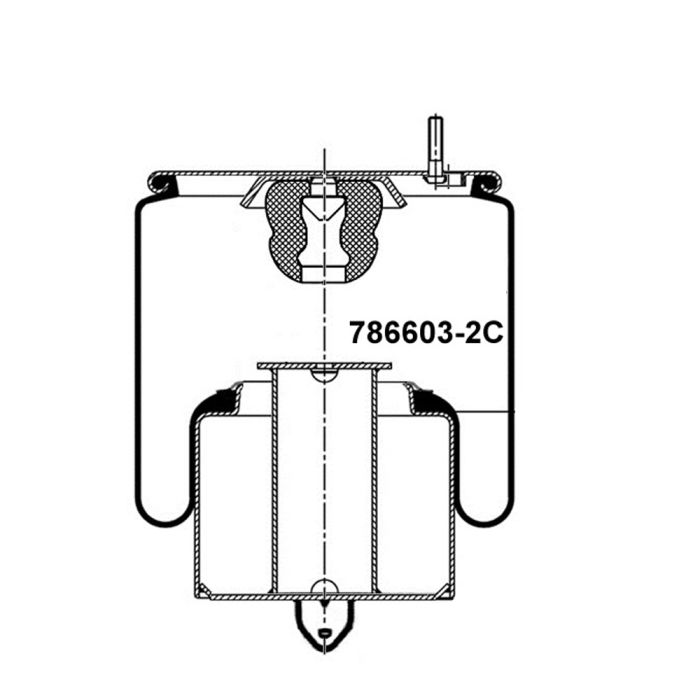 Air Springs (Complete With Piston) - 786603-2C