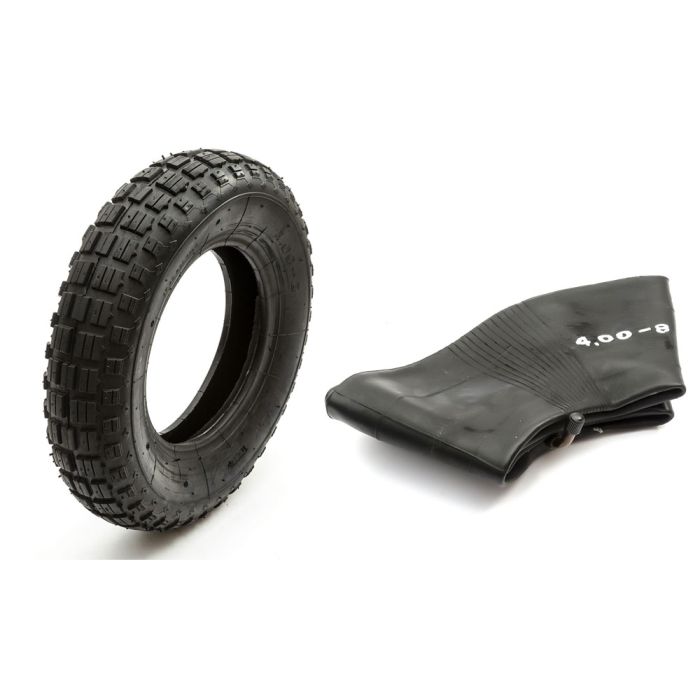 Motorcycle Tire with tube - 400-8