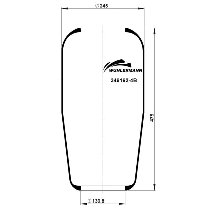 Rolling Lobe Air Springs - 789162-4B