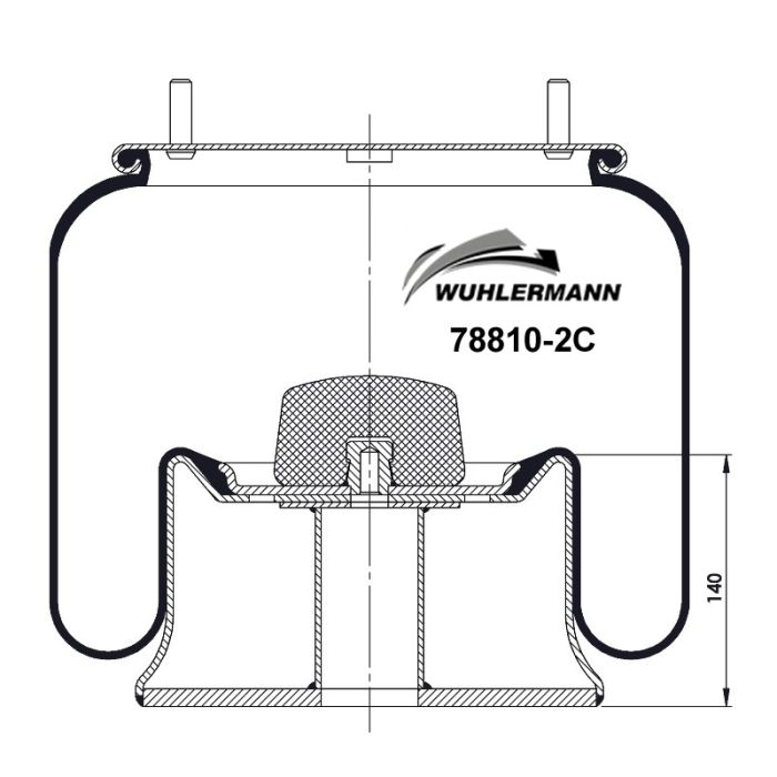 Air Springs Complete With Pistons - 78810-2CPL