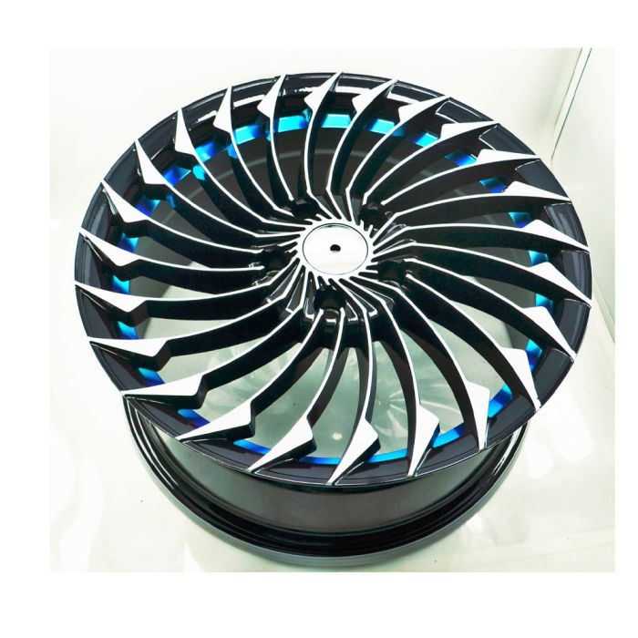 Alloy Wheel (Rim 17), Blue - 1253