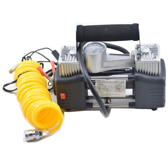 Air Compressor / Tyre Pump (Small, Two Cylinder Pump)