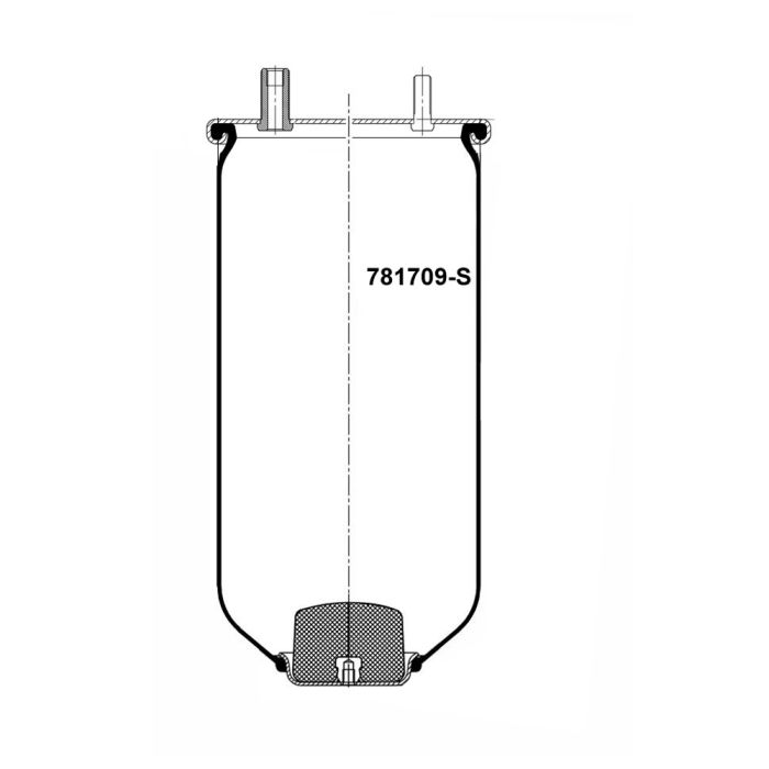 Air Springs Service Assembly (Without Piston) - 781709-S
