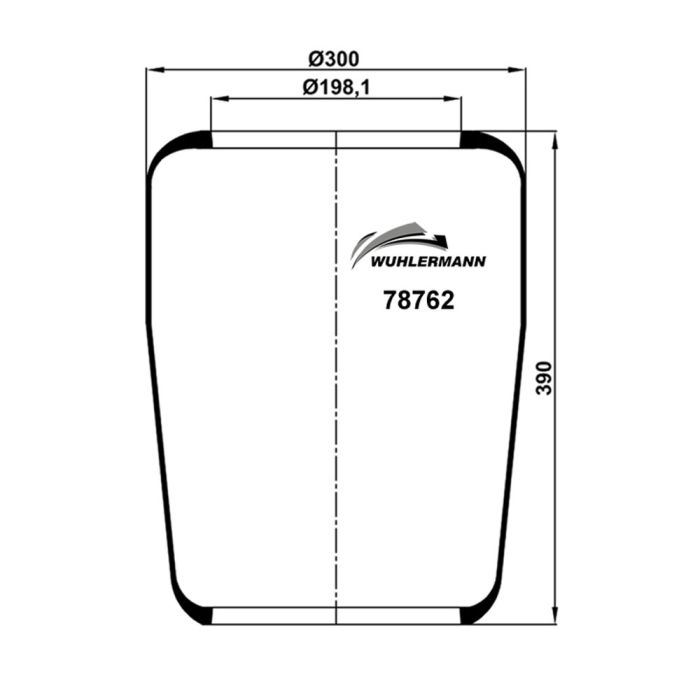 Rolling Lobe Air Springs - 200017-WH