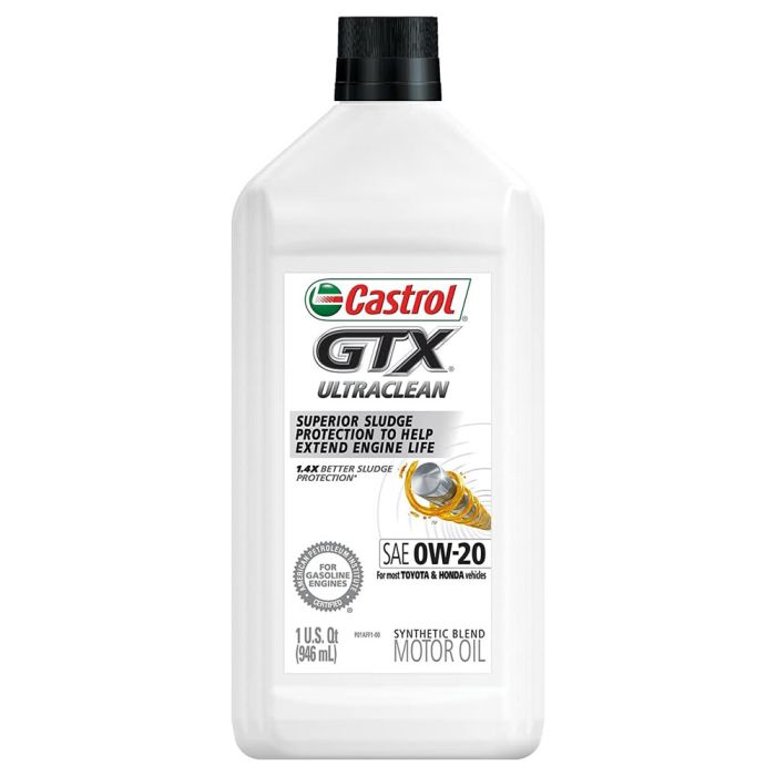 Castrol GTX Ultraclean Motor Oil
