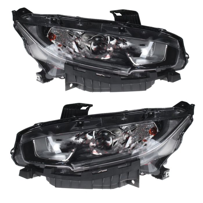 Head Lamp (Set: Right & Left) - 72-4876-D-T-A