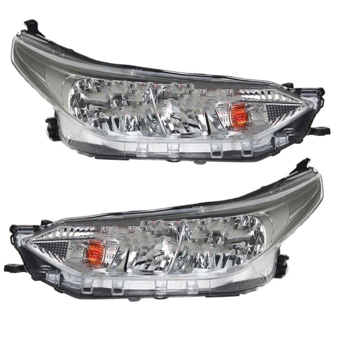 Head Lamp ( Set: Left & Right) - 19-4243-RD-E