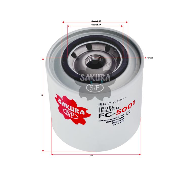 Sakura Fuel Filter (25011761) - FC-5001