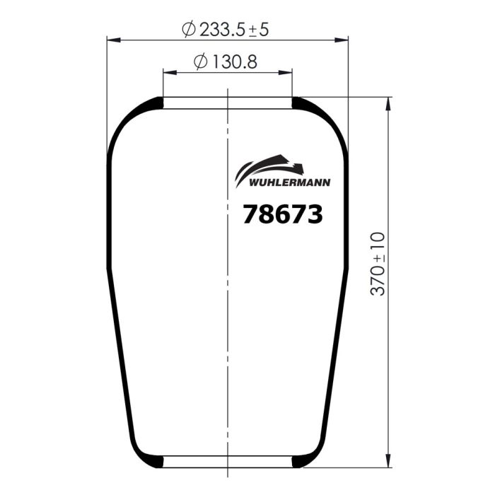 Rolling Lobe Air Springs - 200004-WH