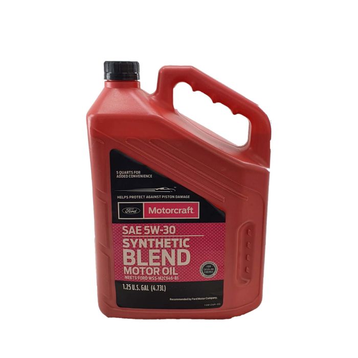 Motorcraft Synthetic Blend Motor Oil 5L (5W-30) - XO-5W30-QSP