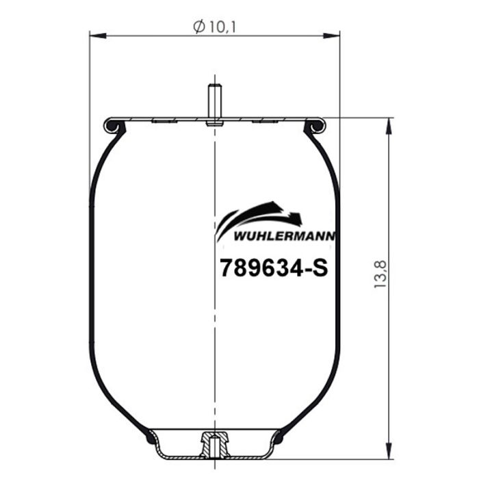 Air Spring Service Assembly - 789634-S