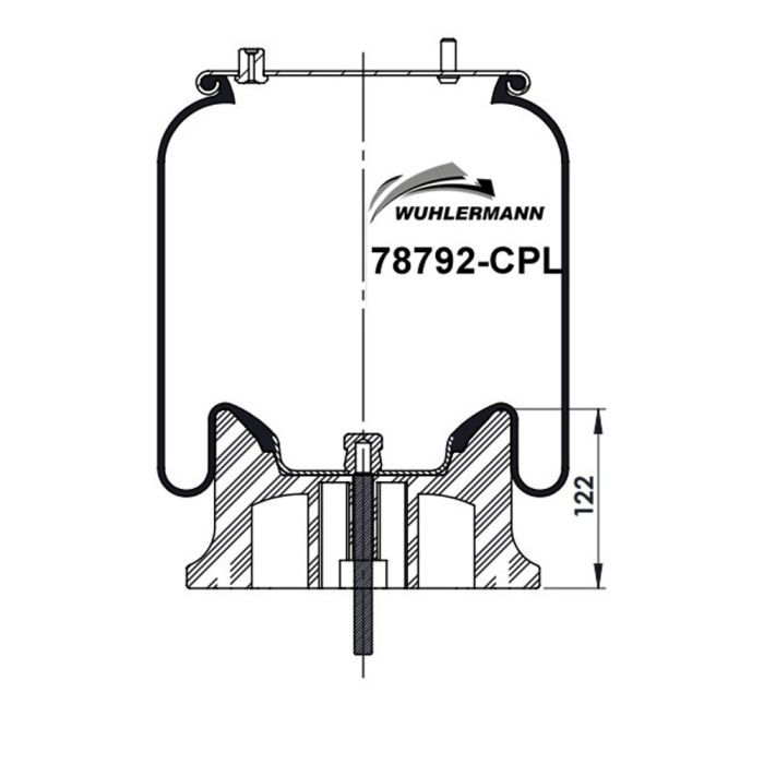 Air Springs Complete With Pistons - 78792-CPL