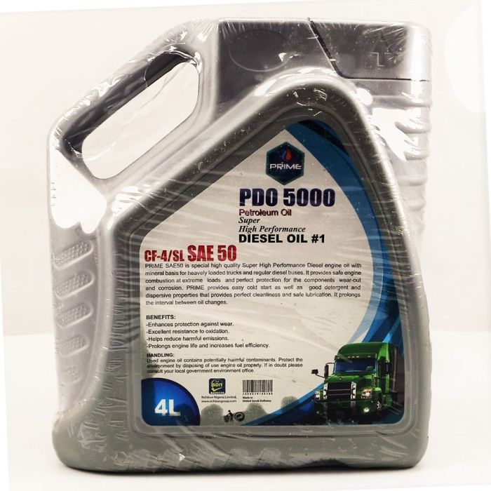 Prime PDO 5000 Engine Oil (4 Litres) SAE - 50
