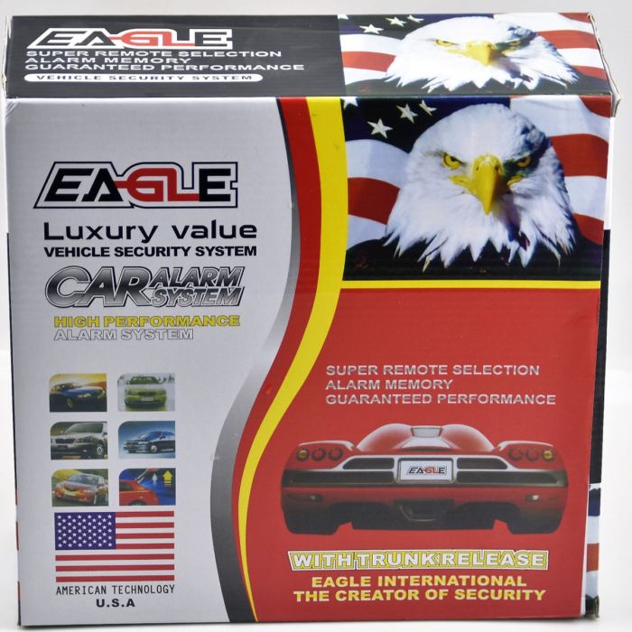Eagle Black Luxury Value Vehicle Security System 16volts - KD129