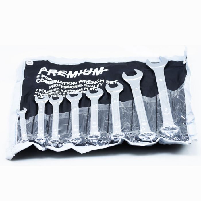 Premium Set Of Flat Spanner Silver 7x17 - PSFSS 001