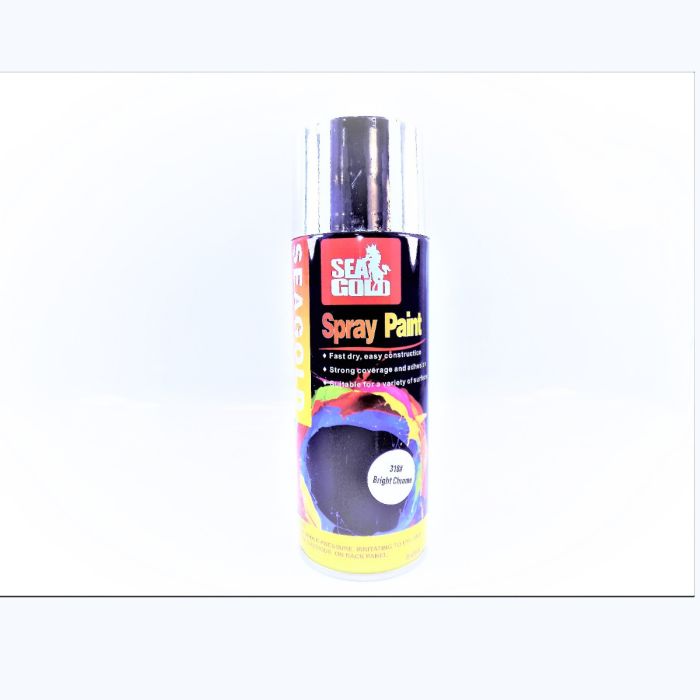 Sea Gold Spray Paint (Bright Chrome) - 450ml