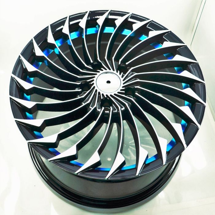Alloy Wheel (Rim 15), Blue - 1253
