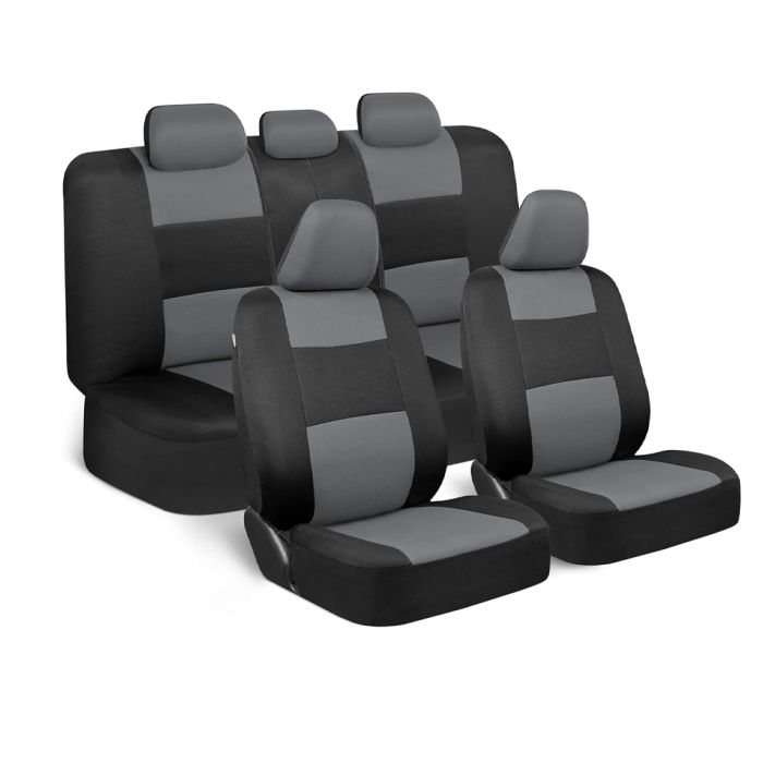 Car Seat Cover - Black/Grey