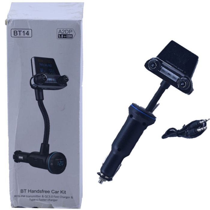 Bluetooth Handsfree Fm Transmitter With Fast Charger - WL035