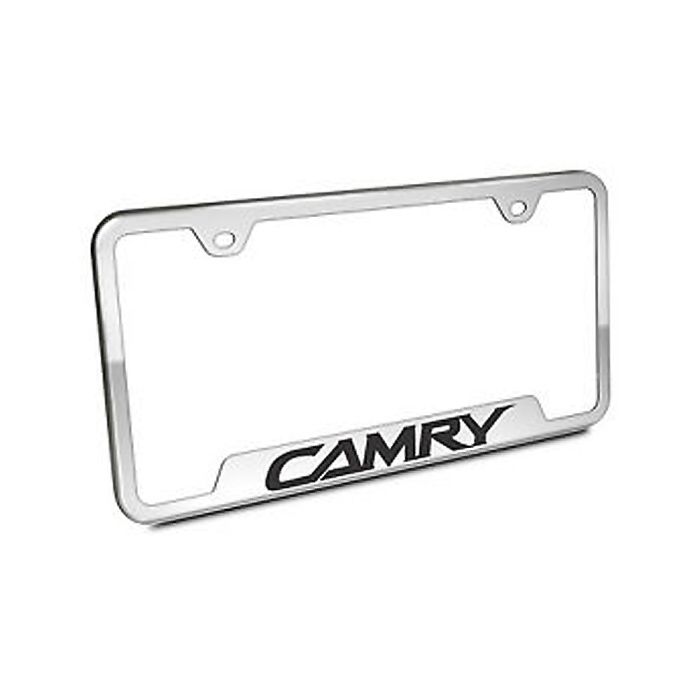 3D Camry Logo Stainless Steel License Plate - CM1003