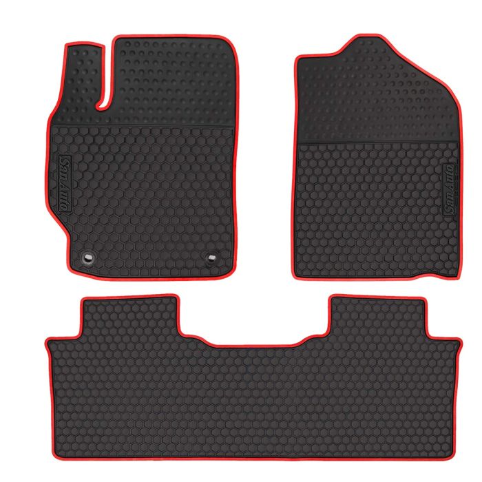 Rubber Red Side Mat - Hilux