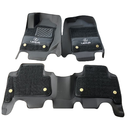 PU Leather Luxury Footmat (Double Layer) - LEX987