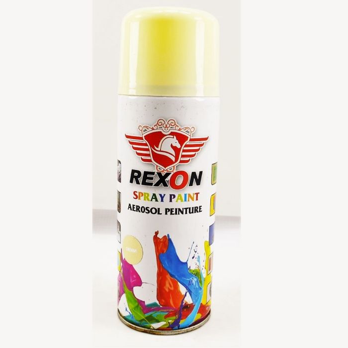 Rexon Spray Paint (Cream Aerosol Peinture 400ml) - A406