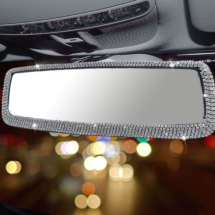 Glittering Crystal Rearview Mirror Cover - M42487