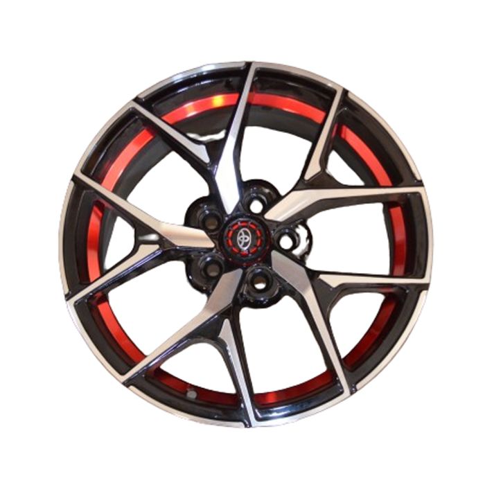 Alloy Wheel Rims (Silver&Red) - WH0010