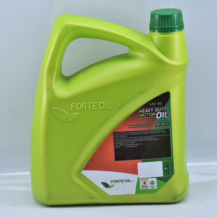 4Litre Heavy Duty Forte Motor Oil - API-SDCC
