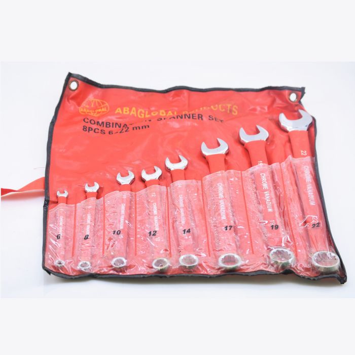 6 - 22mm Combination Spanner (Set of 8 Pieces)  - D241