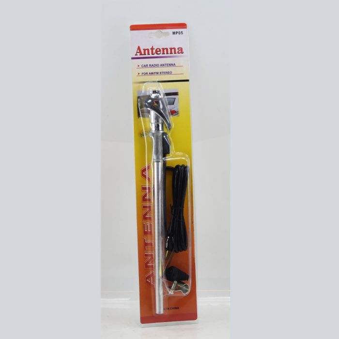 Silver Car Radio antenna Stereo - MP05