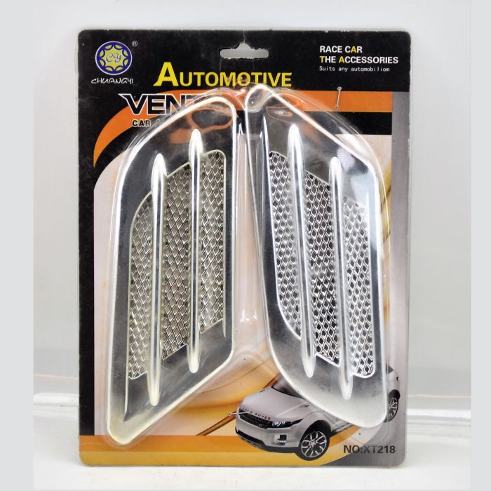 2pcs Chuangyi Silver Automotive Car Vent Accessories - XT218