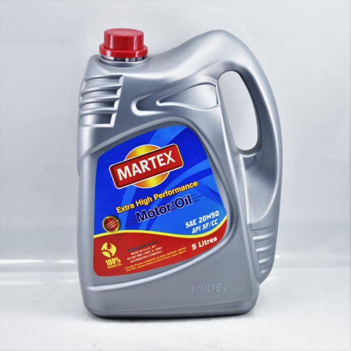 Martex Motor Oil (5Litre ) - API/SFCC