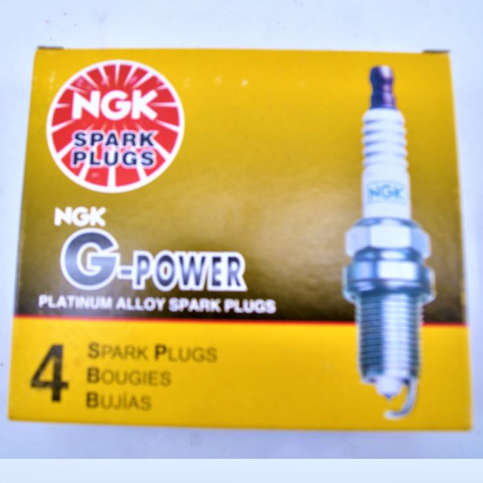 NGK G - Power Platinum Alloy Spark Plugs (4 Pieces) - BKR6EGP