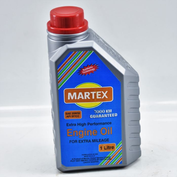Martex Engine Oil (1Litre) SAE - 20W-50