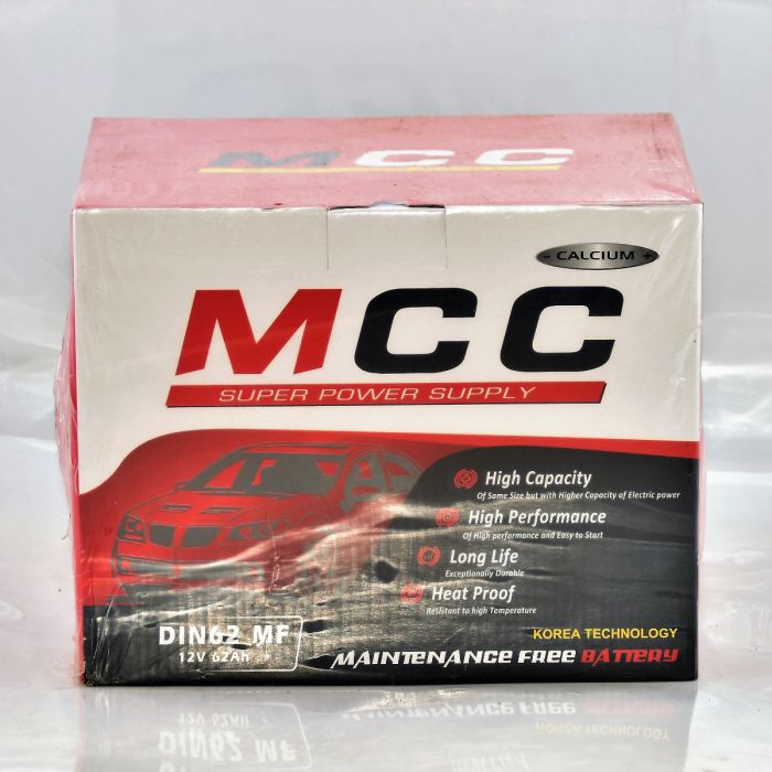 MCC Battery (12V,62amps) - DIN62
