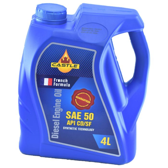 Castle Diesel Engine Oil (4 Litres, SAE 50) - API CD/SF