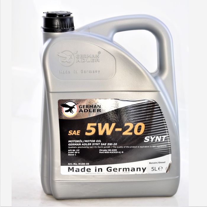 German Adler Motor Oil (5W - 20) - M186 - 05