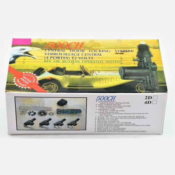 Central Door Locking System 4 porte 12volts - 500CH