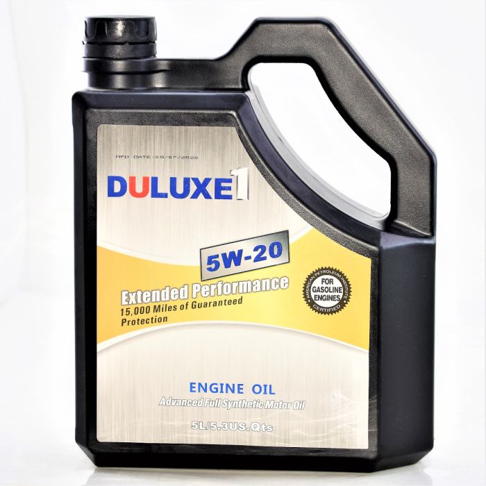 Duluxe 1 Advanced Full Synthentic Motor Oil - 5W - 20