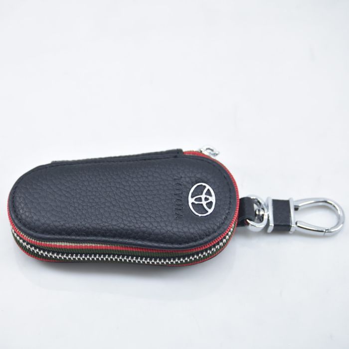 Toyota Black Leather Purse Key Holder - LP-230